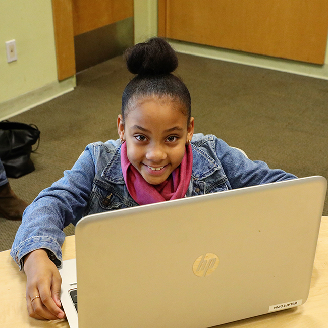 Girl Coding